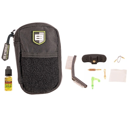 Breakthrough Clean Technologies Badge Series Pull-Through Cleaning Kit w/ Molle Pouch, .40 Caliber BT-COP-40